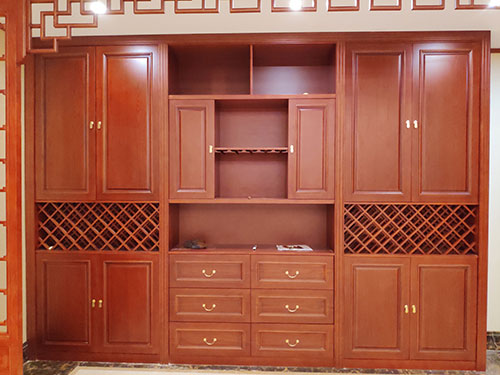 沧州中式家居装修之中式酒柜装修效果图
