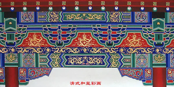 沧州中国建筑彩画装饰图案