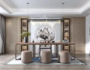 沧州新中式风格茶室如何规划设计